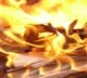 Currency Notes burned on Road