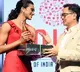 Badminton star PV Sindhu wins TOI sports award