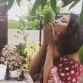 First Rain in Lock down Makes Amala paul Happy