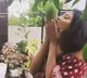First Rain in Lock down Makes Amala paul Happy