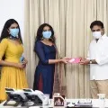 ActorRajasekhar s Daughters Contributes Rs 2 Lakhs for Telangana CM Relief fund