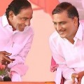 harish with kcr images