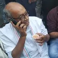 Digvijay Singh Protest at Bengalore