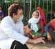 Rahul Gandhi meets migrant workers in Delhi