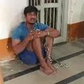 Cobra Commando chained by police in Karnataka