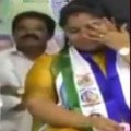 AP Minister Pushpasreevani cries on stage