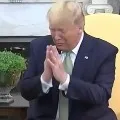 Trump Switches To Namaste Amid Virus Scare