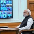 PM Modi once again video conference with CMs