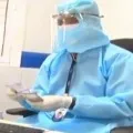 Nizamabad SBI branch employees wear PPE Kits
