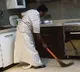 Congress leader Ponnala laxmaiah cleans his home