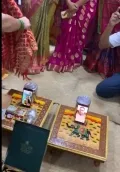 Gujrat couple made online engagement via whatsapp call