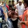 Madhya Pradesh Sanitation Worker Attacked Clothes Ripped