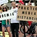 anti lockdown agitations in america