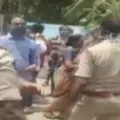 Clash between Police and locals in Srikakulam District