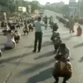 People Made to Sit Ups in Pune