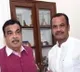 Congress MP komatireddy Venkatreddy meets Union minister Gadkari