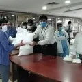 Balakrishna distributes essential commodities to 400 staff