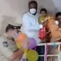Hyderabad Police Celebrates One Year Old Myra Birthday
