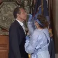 New York Governor Takes Corona Test On TV Live