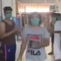 Medical staff patients clap as the Kasargods first COVID19 patient leaves